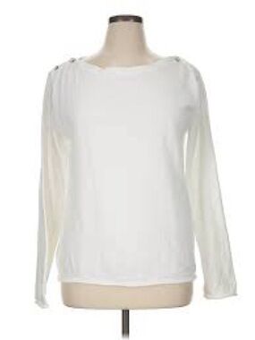 Blanc du Nil Cotton Boatneck Top